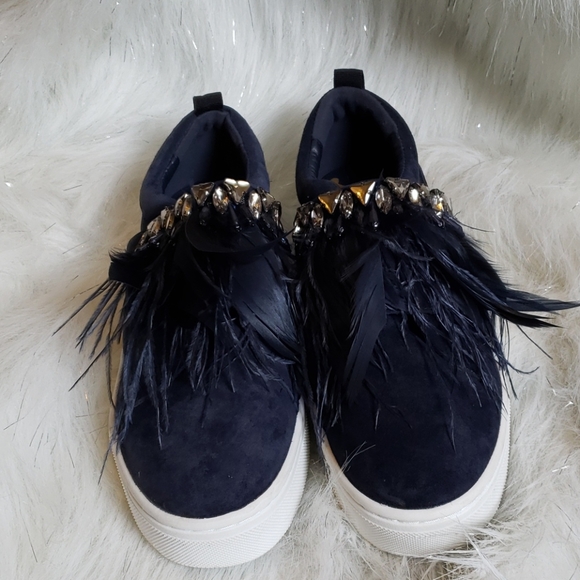 Sam Edelman Shoes - Sam Edelman - Lelani Blue Platform Sneaker Sz.7